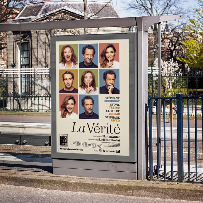 Affiche de théâtre La Vérité 1