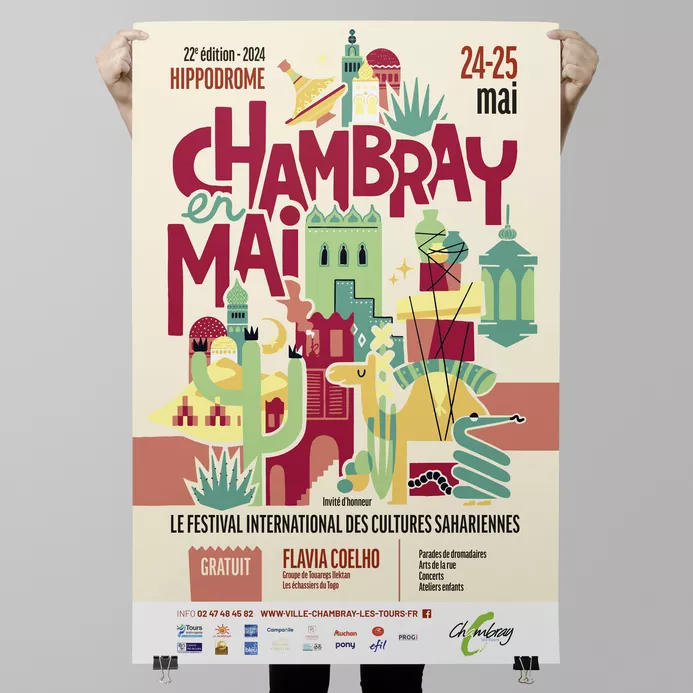 affiche chambray en mai 2024