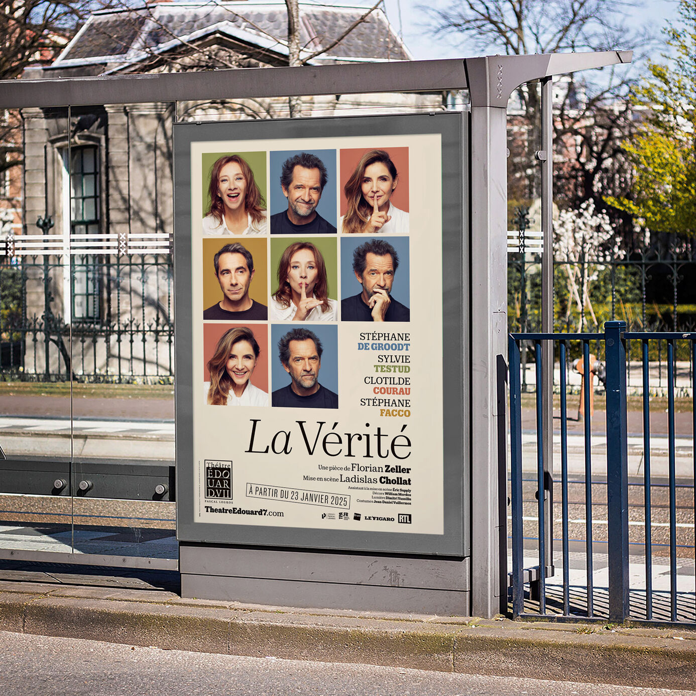 Affiche de théâtre La Vérité 1