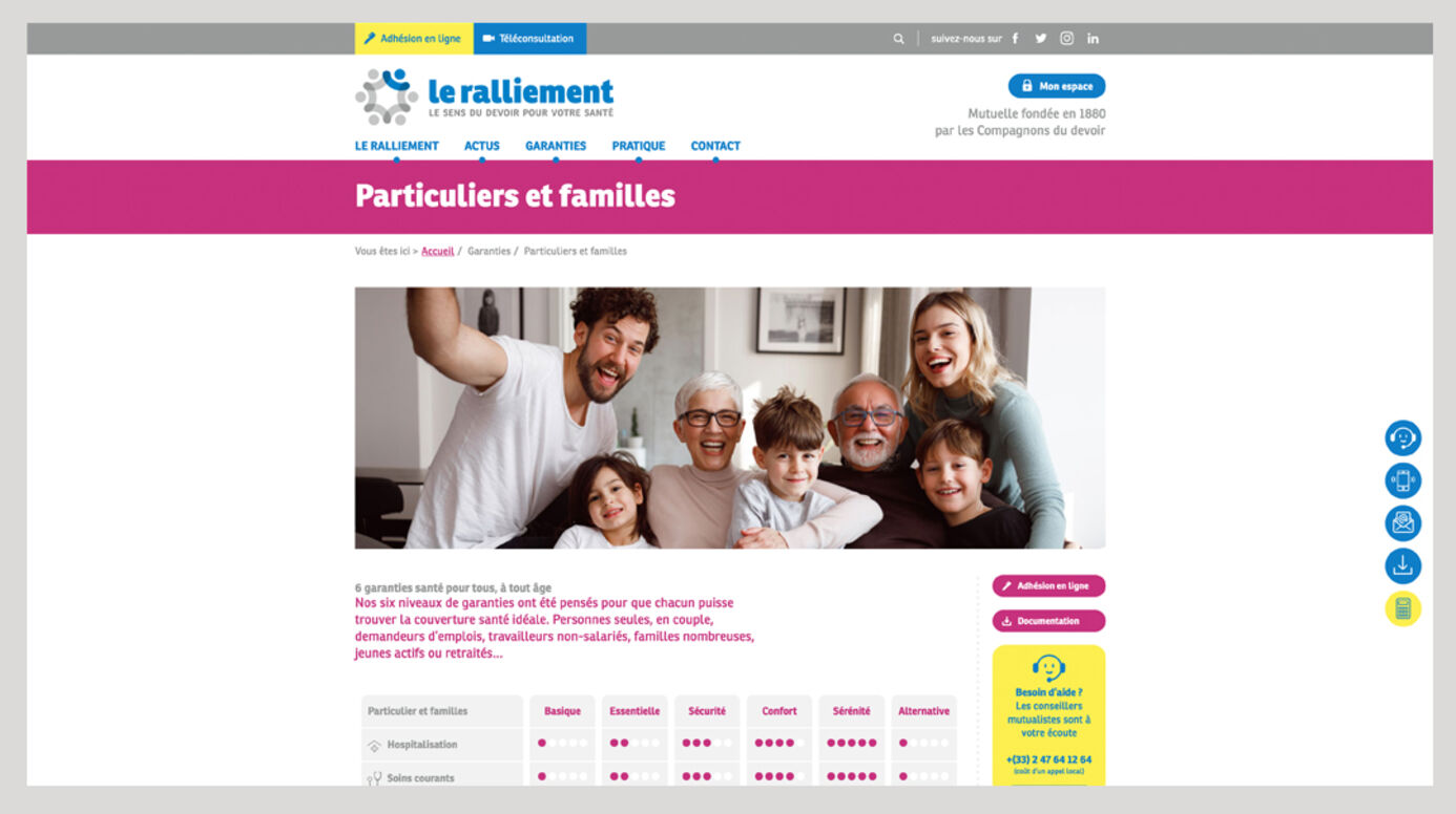 Le Ralliement site Internet