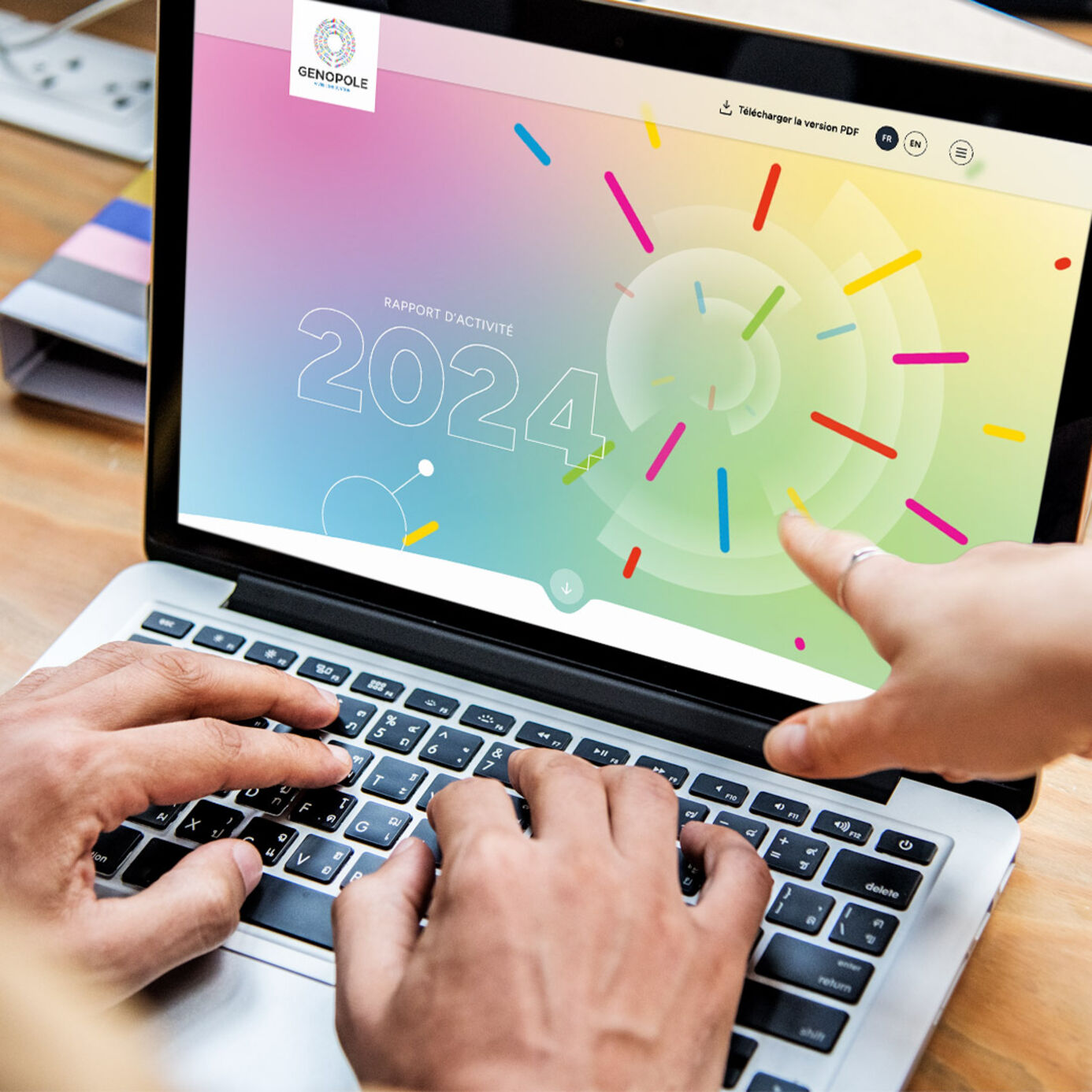 rapport digital 2024 du Genopole