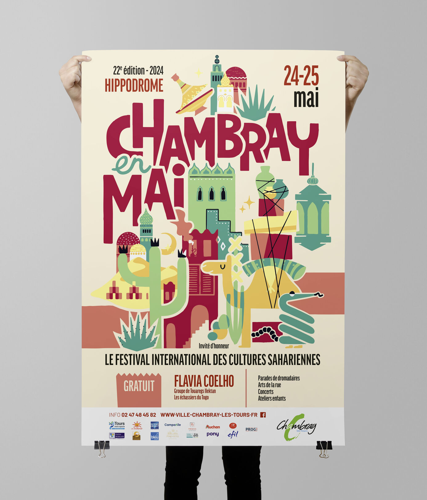 affiche chambray en mai 2024