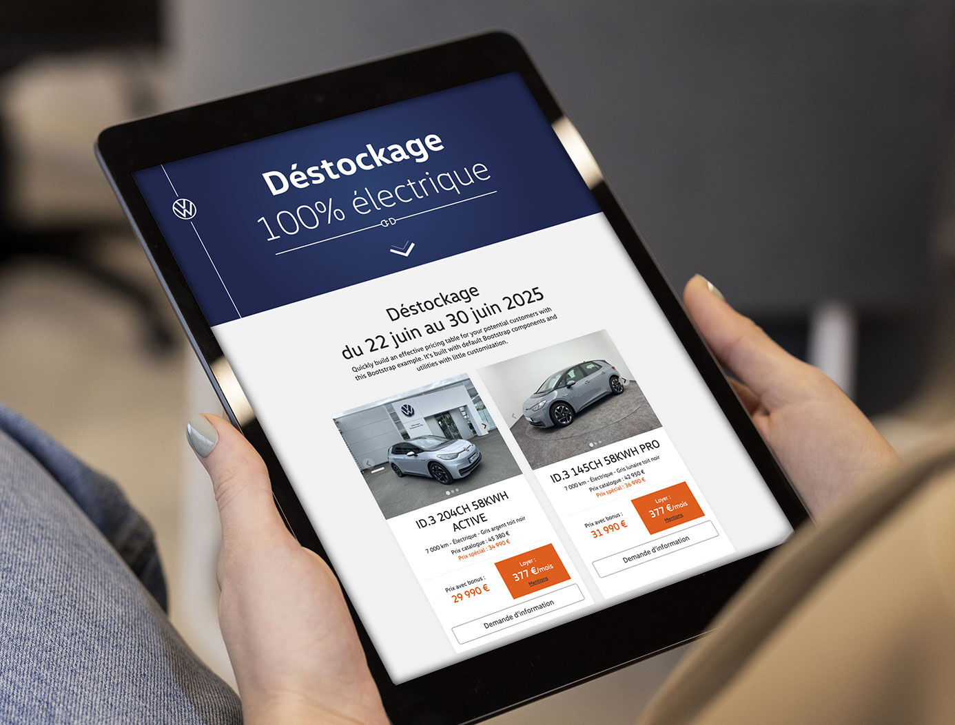 destockage de véhicules